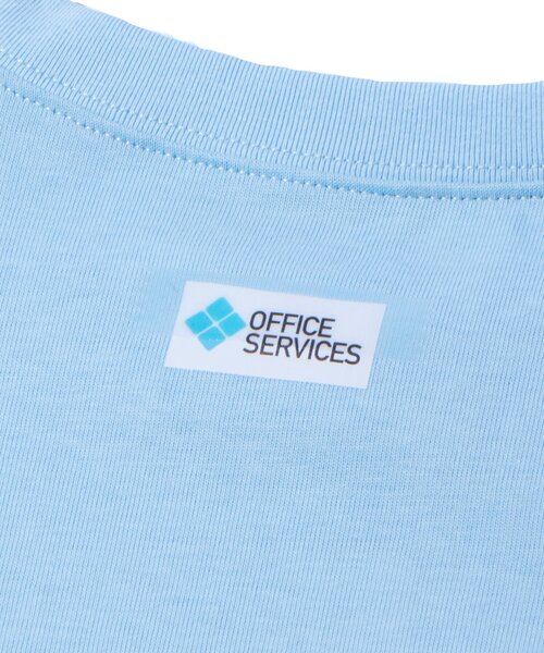 WHO'S WHO gallery(フーズフーギャラリー)の「【OFFICE SERVICES】 DESK TEE(Tシャツ/カットソー・レディース・ホワイト/レッド/サックスブルー・SMALL/MEDIUM)」の12枚目の写真