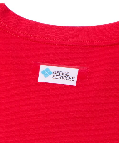 WHO'S WHO gallery(フーズフーギャラリー)の「【OFFICE SERVICES】 DESK TEE(Tシャツ/カットソー・レディース・ホワイト/レッド/サックスブルー・SMALL/MEDIUM)」の16枚目の写真