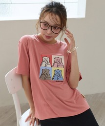 【サンドイッチハウスメルヘン】サガラ刺繍アートメルるん♪半袖Tシャツ