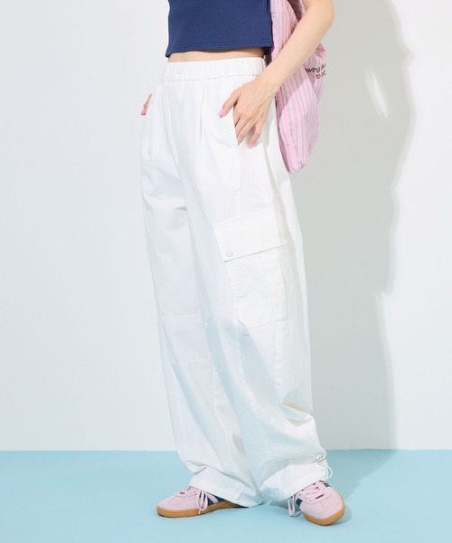 ABYS(アビス)の「バルーンシルエットカーゴパンツ(カーゴパンツ・レディース・ホワイト/ネイビー/チャコールグレー・SMALL/MEDIUM/LARGE)」の20枚目の写真