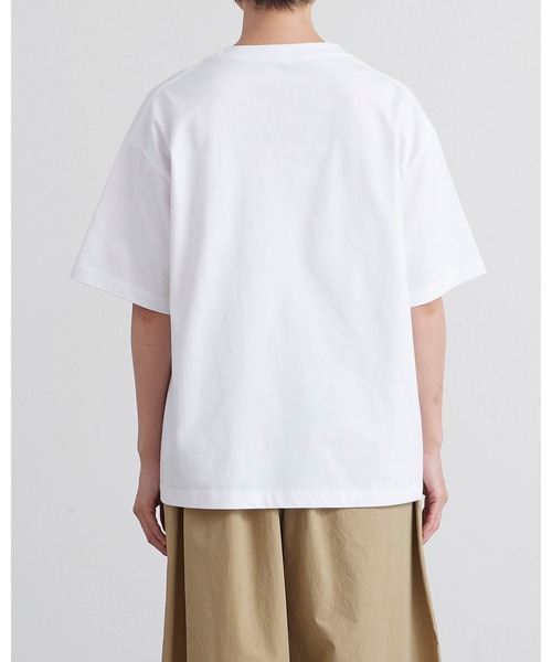 salle de bal(サルデバル)の「【 ALDAYS / オルデイズ 】 6.5oz Box Silhouette Tee " 1 DAG " AL-SS034(Tシャツ/カットソー・レディース・パープル/ホワイト・FREE)」の3枚目の写真