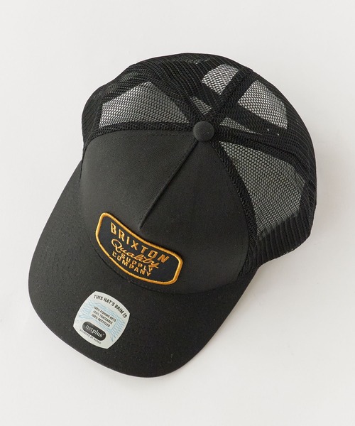 BRIXTON(ブリクストン)の「BRIXTON/ブリクストン HUBAL C NP MP TRUCKER HAT メッシュキャップ トラッカーキャップ カーブバイザー 5パネル 吸湿 スナップバック メンズ ユニセックス 2026年 夏 夏服(キャップ・メンズ・ブラック/グリーン・FREE)」の8枚目の写真