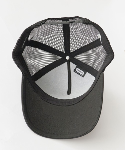 BRIXTON(ブリクストン)の「BRIXTON/ブリクストン HUBAL C NP MP TRUCKER HAT メッシュキャップ トラッカーキャップ カーブバイザー 5パネル 吸湿 スナップバック メンズ ユニセックス 2026年 夏 夏服(キャップ・メンズ・ブラック/グリーン・FREE)」の11枚目の写真