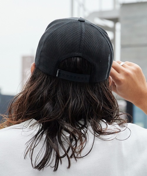 BRIXTON(ブリクストン)の「BRIXTON/ブリクストン HUBAL C NP MP TRUCKER HAT メッシュキャップ トラッカーキャップ カーブバイザー 5パネル 吸湿 スナップバック メンズ ユニセックス 2026年 夏 夏服(キャップ・メンズ・ブラック/グリーン・FREE)」の20枚目の写真