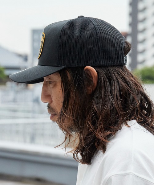 BRIXTON(ブリクストン)の「BRIXTON/ブリクストン HUBAL C NP MP TRUCKER HAT メッシュキャップ トラッカーキャップ カーブバイザー 5パネル 吸湿 スナップバック メンズ ユニセックス 2026年 夏 夏服(キャップ・メンズ・ブラック/グリーン・FREE)」の21枚目の写真