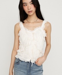 SLY SHEER SQUEEZE CAMI トップス セール】【LIMITED ITEM】【即完売アイテムが再登場！】SHEER SQUEEZE