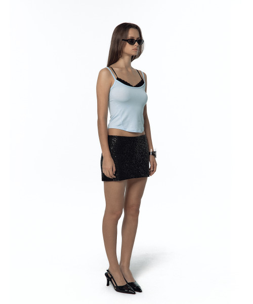 KASHIKO（カシコ）の「Spangle Mini Skirt Black（スカート・レディース・その他・MEDIUM/SMALL）」の8枚目の写真