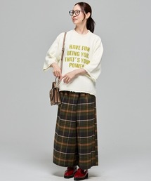 KRIFF MAYER Lady's Collection（クリフメイヤーレディースコレクション）の「ざっくり裏毛7分袖クルー（スウェット）」