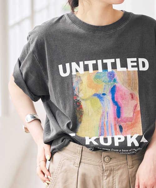 Spick & Span(スピックアンドスパン)の「ART GRAPHIC Tシャツ(Tシャツ/カットソー・レディース・F/E/D/C/B/A・FREE)」の1枚目の写真