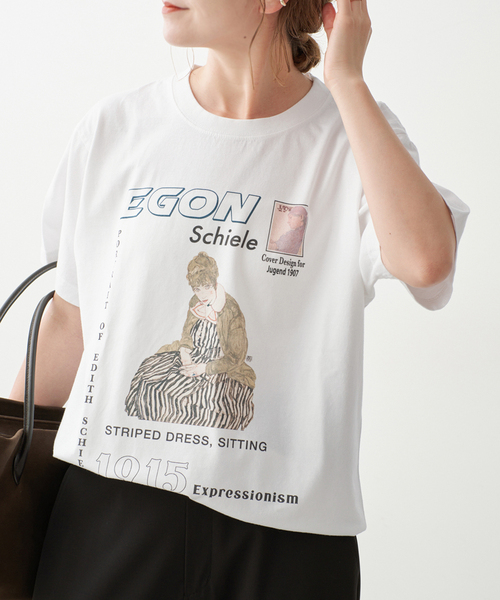 Spick & Span(スピックアンドスパン)の「ART GRAPHIC Tシャツ(Tシャツ/カットソー・レディース・F/E/D/C/B/A・FREE)」の5枚目の写真