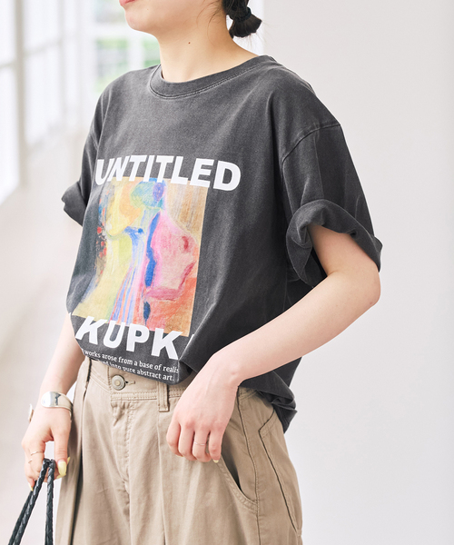 Spick & Span(スピックアンドスパン)の「ART GRAPHIC Tシャツ(Tシャツ/カットソー・レディース・F/E/D/C/B/A・FREE)」の21枚目の写真