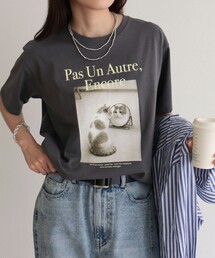 【UVカット/接触冷感】CATフォトTシャツ