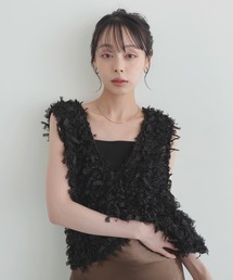 リボンフリンジベスト