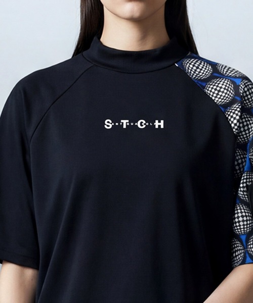 antiqua(アンティカ)の「【STCH】吸汗速乾 モックネック ゴルフボール柄 トップス(その他トップス・レディース・ブラック/ホワイト・ML/LXL)」の16枚目の写真