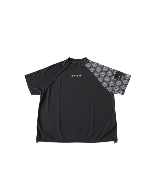 antiqua(アンティカ)の「【STCH】吸汗速乾 モックネック ゴルフボール柄 トップス(その他トップス・レディース・ブラック/ホワイト・ML/LXL)」の8枚目の写真