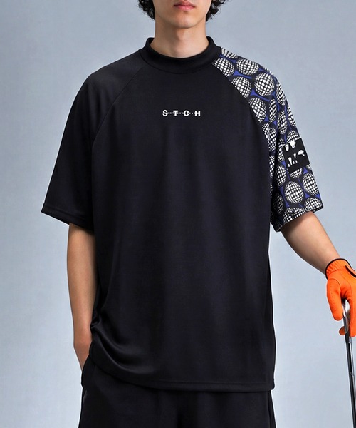 antiqua(アンティカ)の「【STCH】吸汗速乾 モックネック ゴルフボール柄 トップス(その他トップス・レディース・ブラック/ホワイト・ML/LXL)」の18枚目の写真