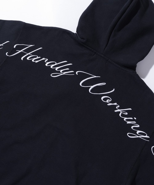 XLARGE(エクストララージ)の「【一部WEB限定】CURSIVE ZIP UP HOODED SWEATSHIRT(パーカー・メンズ・ネイビー/アッシュ/ブラック/グリーン・S/M/L/XL)」の10枚目の写真