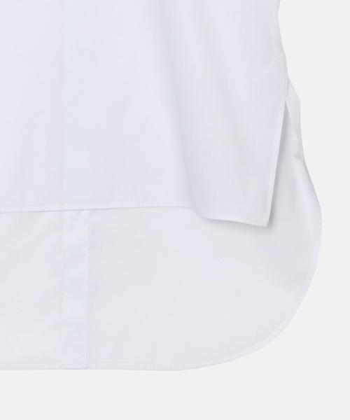 LE CIEL BLEU(ルシェルブルー)の「ショートスリーブシャツトップ / Short Sleeve Shirt Top(シャツ/ブラウス・レディース・ネイビー/ブラック/オフホワイト・36)」の5枚目の写真