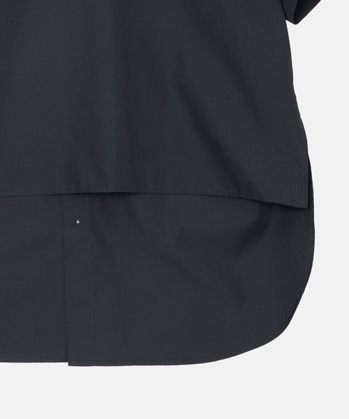 LE CIEL BLEU(ルシェルブルー)の「ショートスリーブシャツトップ / Short Sleeve Shirt Top(シャツ/ブラウス・レディース・ネイビー/ブラック/オフホワイト・36)」の8枚目の写真