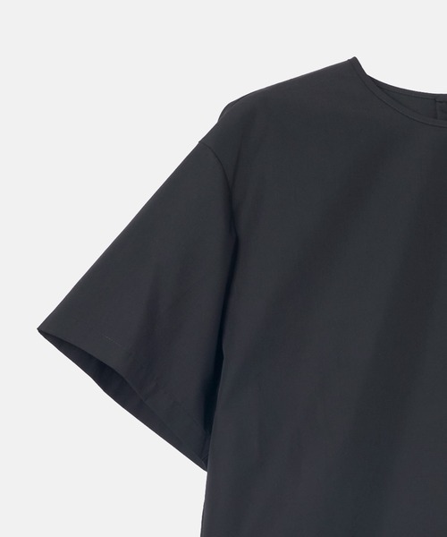 LE CIEL BLEU(ルシェルブルー)の「ショートスリーブシャツトップ / Short Sleeve Shirt Top(シャツ/ブラウス・レディース・ネイビー/ブラック/オフホワイト・36)」の7枚目の写真