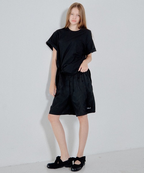 LE CIEL BLEU(ルシェルブルー)の「ショートスリーブシャツトップ / Short Sleeve Shirt Top(シャツ/ブラウス・レディース・ネイビー/ブラック/オフホワイト・36)」の9枚目の写真