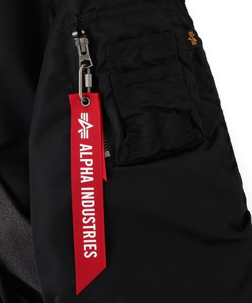 Alpha Industries(アルファインダストリーズ)の「Alpha Industries/アルファインダストリーズ/WOMENS MA-1 OVERSIZED FIT FLIGHT JACKET/ウィメンズMA-1 オーバーサイズフィット フライトジャケット(MA-1・レディース・ブラック・S/M)」の5枚目の写真