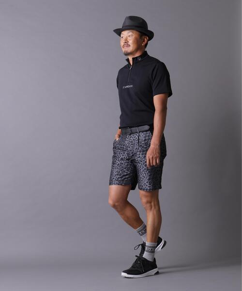 St ANDREWS（セントアンドリュース）の「【St ANDREWS】千鳥レオパードジャガードショートパンツ (MENS)（その他パンツ・メンズ・ブラック/ホワイト・L/M）」の9枚目の写真