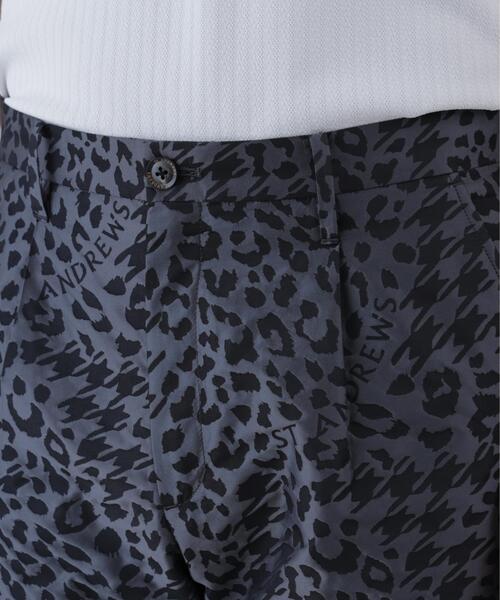 St ANDREWS（セントアンドリュース）の「【St ANDREWS】千鳥レオパードジャガードショートパンツ (MENS)（その他パンツ・メンズ・ブラック/ホワイト・L/M）」の16枚目の写真