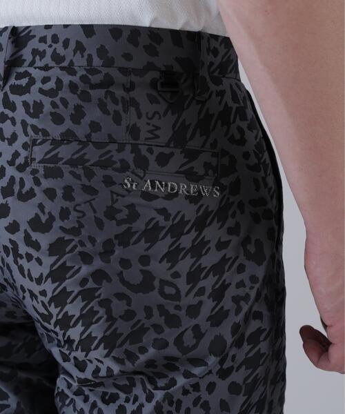 St ANDREWS（セントアンドリュース）の「【St ANDREWS】千鳥レオパードジャガードショートパンツ (MENS)（その他パンツ・メンズ・ブラック/ホワイト・L/M）」の19枚目の写真
