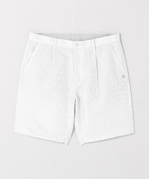 St ANDREWS（セントアンドリュース）の「【St ANDREWS】千鳥レオパードジャガードショートパンツ (MENS)（その他パンツ・メンズ・ブラック/ホワイト・L/M）」の4枚目の写真