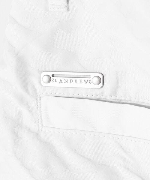 St ANDREWS（セントアンドリュース）の「【St ANDREWS】千鳥レオパードジャガードショートパンツ (MENS)（その他パンツ・メンズ・ブラック/ホワイト・L/M）」の6枚目の写真
