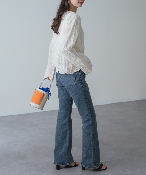 refinedworks(リファインドワークス)の「【refinedworks】大人可愛い ショート 丈 レース ブラウス(シャツ/ブラウス・レディース・アイボリー/ホワイト・FREE)」の16枚目の写真