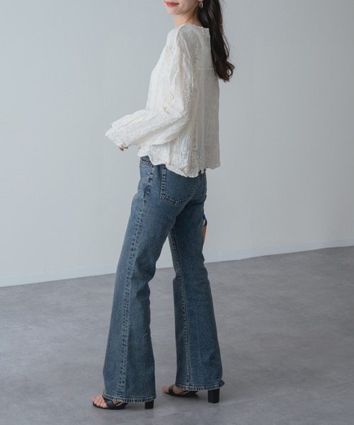 refinedworks(リファインドワークス)の「【refinedworks】大人可愛い ショート 丈 レース ブラウス(シャツ/ブラウス・レディース・アイボリー/ホワイト・FREE)」の17枚目の写真
