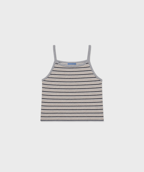 INEE(イニ)の「ボノストライプノースリーブニットトップ - ミント、グレー、ブラック(Tシャツ/カットソー・レディース・ブラック/ミント/グレー・FREE)」の8枚目の写真