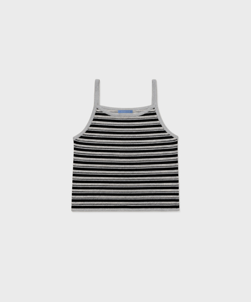 INEE(イニ)の「ボノストライプノースリーブニットトップ - ミント、グレー、ブラック(Tシャツ/カットソー・レディース・ブラック/ミント/グレー・FREE)」の9枚目の写真