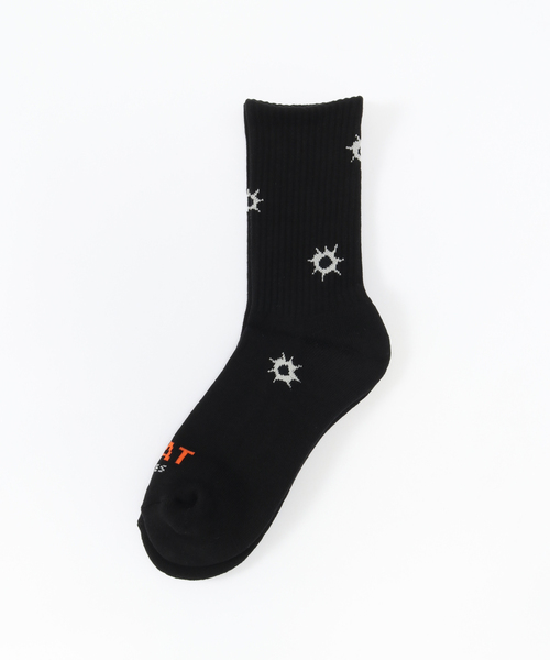 JOURNAL STANDARD(ジャーナルスタンダード)の「NEMES x HEAT BULLET SOCKS(ソックス/靴下・メンズ・ブラック/ホワイト・FREE)」の1枚目の写真