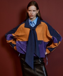 MAISON SPECIAL（メゾンスペシャル）の「Multicolor Bow-Tie Anorak/マルチカラーボウタイアノラック（ブルゾン）」