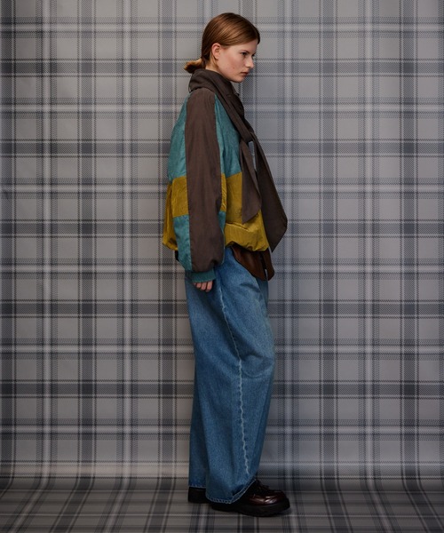 MAISON SPECIAL(メゾンスペシャル)の「Multicolor Bow-Tie Anorak/マルチカラーボウタイアノラック(ブルゾン・レディース・キャメル/グリーン・FREE)」の11枚目の写真