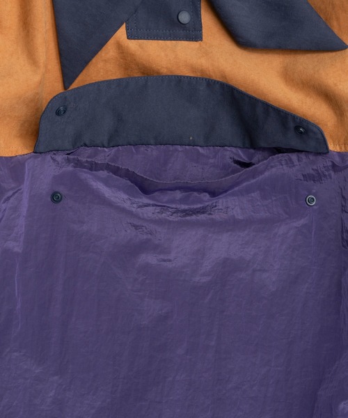 MAISON SPECIAL(メゾンスペシャル)の「Multicolor Bow-Tie Anorak/マルチカラーボウタイアノラック(ブルゾン・レディース・キャメル/グリーン・FREE)」の19枚目の写真
