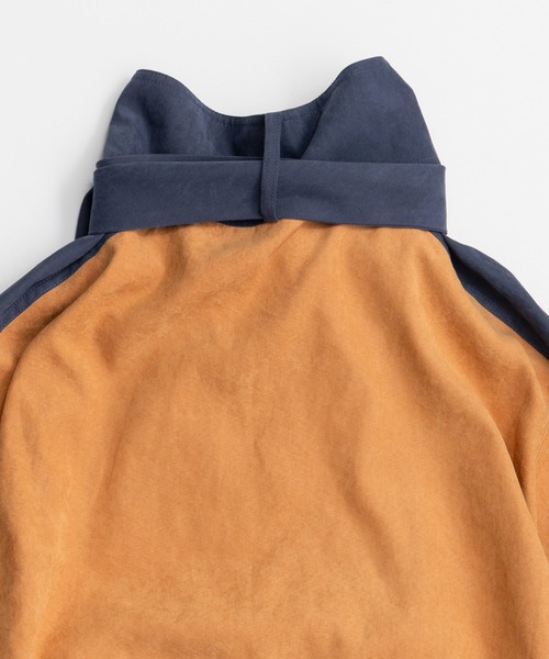 MAISON SPECIAL(メゾンスペシャル)の「Multicolor Bow-Tie Anorak/マルチカラーボウタイアノラック(ブルゾン・レディース・キャメル/グリーン・FREE)」の22枚目の写真