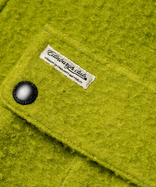 EDINBURGH CLUB(エディンバラクラブ)の「WOOL CASENTINO MID HUNTING JACKET (GREEN)(ミリタリージャケット・メンズ・グリーン・MEDIUM/LARGE/X-LARGE)」の9枚目の写真