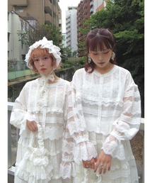 merry jenny | 14th sheer lace blouse(シャツ/ブラウス)