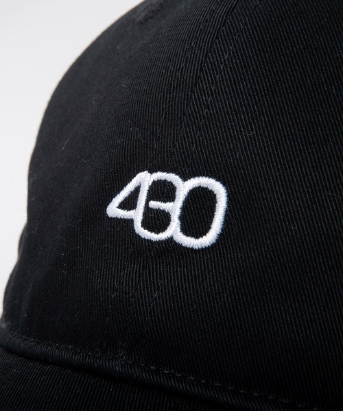 430(フォーサーティ)の「mko13791-NUMBER ICON FOL 6P CAP ローキャップ(26-029)(キャップ・メンズ・ブラック・FREE)」の2枚目の写真