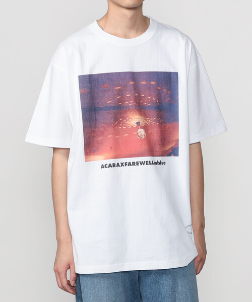 TANGTANG(タンタン)の「TANGTANG | 半袖Tシャツ GASATANG ACARAXFAREWELLinblue MEN(Tシャツ/カットソー・メンズ・ホワイト・L/XL/M)」の12枚目の写真