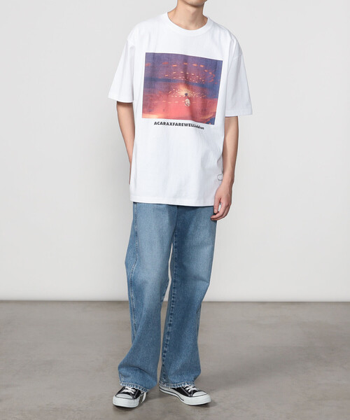 TANGTANG(タンタン)の「TANGTANG | 半袖Tシャツ GASATANG ACARAXFAREWELLinblue MEN(Tシャツ/カットソー・メンズ・ホワイト・L/XL/M)」の14枚目の写真