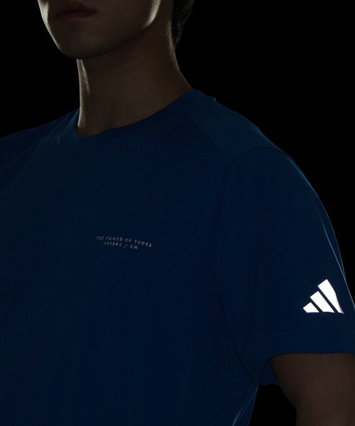 adidas(アディダス)の「アディダスアダプテーション レギュラーフィット 半袖Tシャツ / アディダス adidas(Tシャツ/カットソー・メンズ・ブルー・XX-LARGE/3XL/X-LARGE/X-SMALL/SMALL/LARGE/MEDIUM)」の5枚目の写真