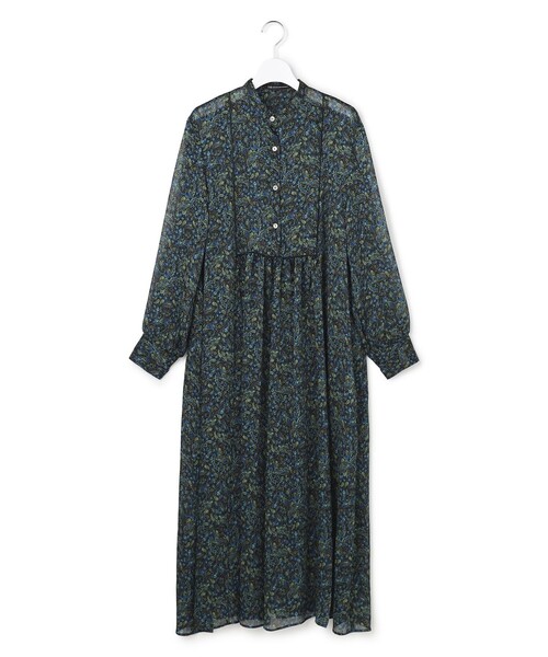 23区 S(ニジュウサンクチイサイサイズ)の「リトルペイズリープリント ワンピース(ワンピース・レディース・ダークブラウン系5・32)」の9枚目の写真