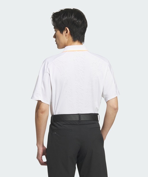 adidas（アディダス）の「アルティメット365 ツアー クライマクール ジャカード 半袖 ポロシャツ【adidas Golf/アディダスゴルフ】（ポロシャツ・メンズ・ホワイト・XX-LARGE/3XL/LARGE/MEDIUM/SMALL/X-LARGE）」の2枚目の写真