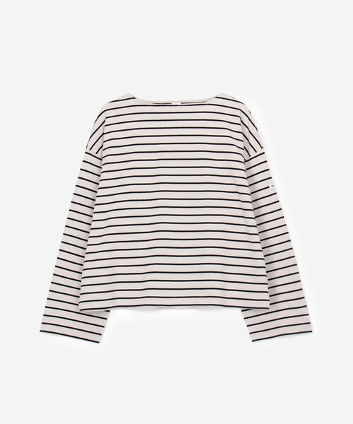 ORCIVAL(オーシバル)の「ORCIVAL | コットン ボートネック ロングスリーブ カットソー WOMEN(Tシャツ/カットソー・レディース・ブラウン系その他/グレー系その他/グレー系その他2・1)」の2枚目の写真