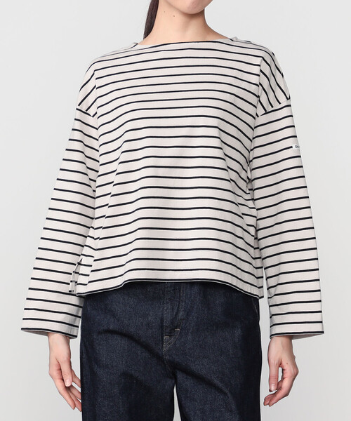 ORCIVAL(オーシバル)の「ORCIVAL | コットン ボートネック ロングスリーブ カットソー WOMEN(Tシャツ/カットソー・レディース・ブラウン系その他/グレー系その他/グレー系その他2・1)」の18枚目の写真